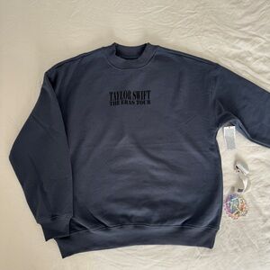 Eras Tour Blue Crew Neck (2023-2024 dates)